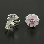 NEW Authentic PANDORA Pink FLOWER Earring Studs 290739PCZ