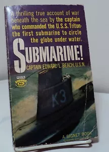 Submarine by Captain Edward L Beach - Signet P2376 - 1952 - Foto 1 di 2