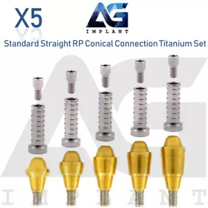 5 Standard Multi Unit Abutment konische Verbindung RP Titan Set Dental - Bild 1 von 10