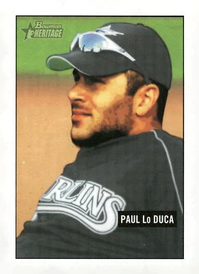 2005 Bowman Heritage #175 Paul Lo Duca Florida Marlins Baseball Card - Image 1 of 2