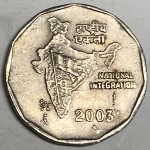 # C2529     INDIA     COIN,     TWO RUPEES   2003 - Picture 1 of 2