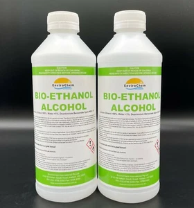 99% Bio-Ethanol Alcohol, 2x1 Litres, Ethyl Alcohol - Made in Australia, Natural - Picture 1 of 2