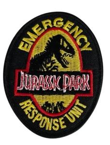 Jurassic T-Rex Emergency Response Unit Iron On Patch - Picture 1 of 1