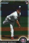 2010 (Phillies) Bowman Chrome Draft #Bdp28 Vance Worley Rookie Baseball Card