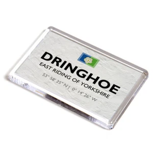 FRIDGE MAGNET - Dringhoe, East Riding of Yorkshire - Lat/Long TA1554 - Picture 1 of 1