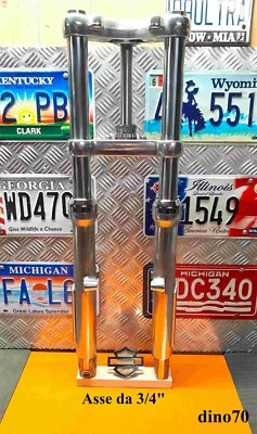 Harley Davidson forcella fork originale con steli da 39 mm x Sportster Dyna 3/4" - Immagine 1 di 4