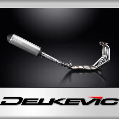 Honda CBR900RR CB900F 919 1992-08 Full Exhaust 4-1 13.5" X-Oval Titanium Muffler - Image 1 of 4