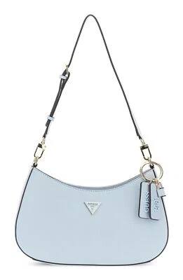 GUESS Noelle II Top Zip Shoulder Bag Schultertasche Misty Blue hellblau - Bild 1 von 3