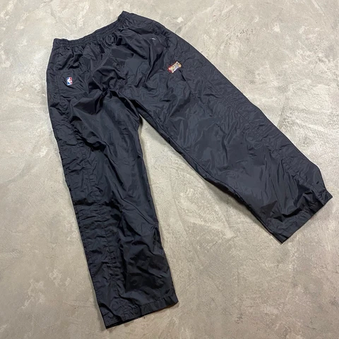 Y2K VTG REEBOK Philadelphia 76ers Tearaway Pants Tear Away XL Windbreaker Swishy Cover