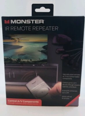 Monster IR Remote Repeater New in Box Remote Control Devices - Image 1 of 4