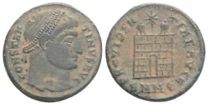 RÖMISCHES REICH-94, KONSTANTINUS II. (317-337 N. Chr.), FOLLIS NICOMEDIA, BRONZE. GVF. - Bild 1 von 1