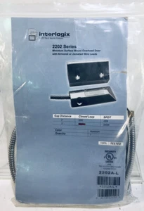 Interlogix serie 2202 contacto montado en piso puerta superior 2202A-L - Imagen 1 de 3