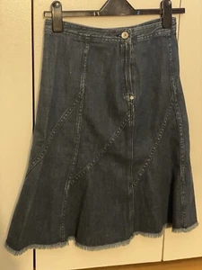 Rag & Bone 162325 Womens Casual Cotton Denim A-Line Skirt Indigo Size 0 - Picture 1 of 5