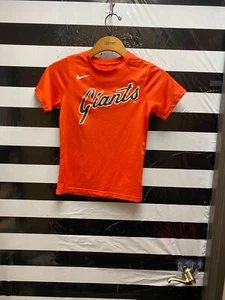 Kid's Nike" S.F. Giants orange/blk short sleeve top. Size Small. P.O. - Picture 1 of 2