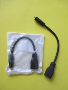 2 Pack:  Anbear Male Micro HDMI to Female HDMI Adapter Cable -8"; 1 Missing Pkg - Picture 1 of 13