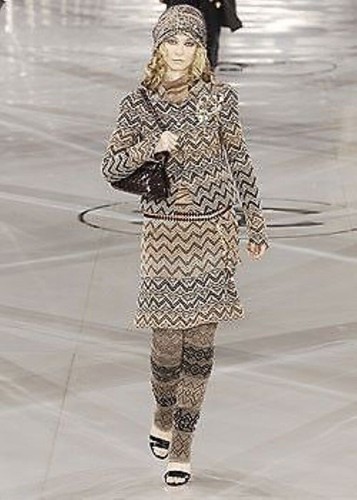 GIACCA GONNA IN TWEED SQUISITA CHANEL RUNWAY TUTA 42 40 CC LOGO NUOVA RARA