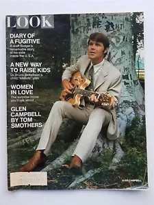 Look Magazine 24. Februar 1970 - Glen Campbell - Tagebuch eines Flüchtigen - Knicks - Bild 1 von 2