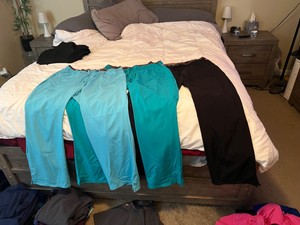 3 heart and soul scrub pants