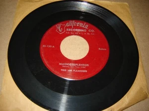Latin 45 Trio Los Flamingos - Magico Esplendor / Moritat on California 130 - Picture 1 of 2