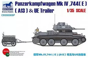 Bronco Model 1/35 German A13 Cruiser Tank 744 E Captured Vehicle Cargo - Picture 1 of 1