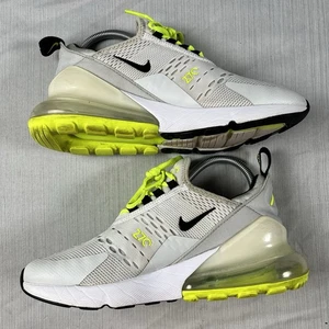 Nike Air Max 270 grau Volt Jugend Größe 5 Y Laufschuhe Fitnessstudio Turnschuhe DO1382-100 - Bild 1 von 7