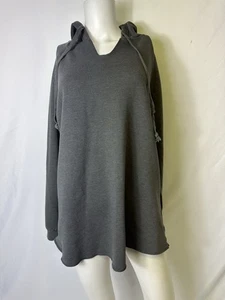 INDEPENDENT CLOTHING CO BRAND 2XL GRAY WOMANS HOODIE - Picture 1 of 3