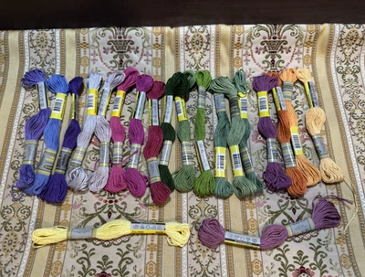 Sullivans Embroidery Floss 100% Cotton Variety LOT of 20 Thread Skeins - Image 1 of 4