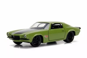 JADA 99521 MINIATURE CHEVROLET CAMARO SEMI GREEN FF 1973 1/32 - Picture 1 of 1