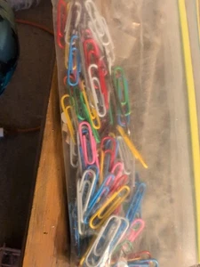 Paper Clips, 50 Pcs 2 Inch Large Paperclips, Assorted Colored Coated Jumbo Reusa - Picture 1 of 1
