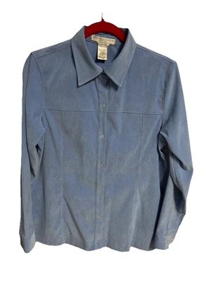 Top deportivo elástico geoffrey beene talla 10 azul bebé manga larga Foto 1 de 4