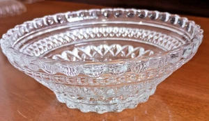 Beautiful Vintage Anchor Hocking Wexford Clear Fruit Dessert Bowl 5.25” Wide - Picture 1 of 6