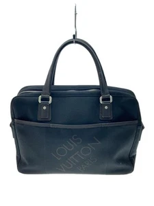 LOUIS VUITTON Yak Damier Gerin BLK Nylon BLK From Japan - Picture 1 of 8