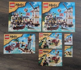 LEGO Pirates Instruction Manual Pack (6242, 6240, 6239, 8396, 8397)