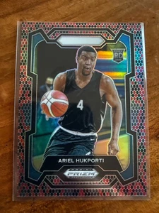 2024-25 Panini Prizm Draft Picks Prizms Snakeskin #78 Ariel Hukporti SSP - Picture 1 of 2
