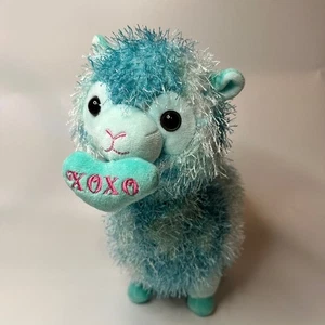 Juguete de peluche Kelly de llama azul turquesa - Imagen 1 de 7