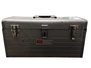 Sears Craftsman USA 6500 18" Metal Tool Box Red Metal Tray 18X9X7 Vintage - Picture 1 of 15