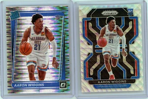 🔥 AARON WIGGINS 2021-22 DONRUSS OPTIC SILVER PULSAR # 191 + PRIZM WAVE RC # 286 - Imagen 1 de 1