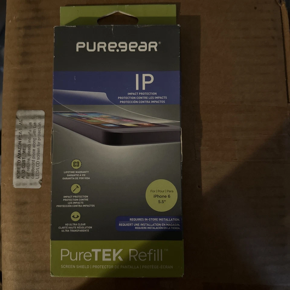 PureGear PureTEK Refill Screen Shield for iPhone 6 5.5", Clear - Image 1 of 1