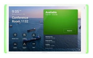 Crestron TSS-1070-LB-W-S Room Scheduling Touchscreen + Mount Lightbar + Sensor - Imagen 1 de 4