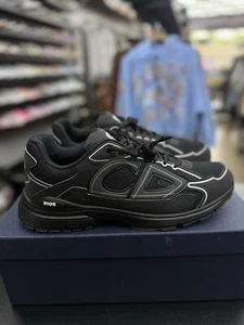 Zapatilla deportiva reflectante 13US/46EU Dior B30 negra 100 % auténtica con caja y receta - Imagen 1 de 20