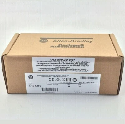 1769-L35E SER A BRAND NEW CompactLogix 1.5 MB ENet Controller 1769L35E FREE SHIP - Image 1 of 2