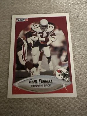 1990 #333 Earl Ferrell Fleer Phoenix Cardinals - Image 1 of 2
