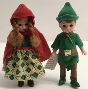 Madame Alexander Little Red Riding Hood & Peter Pan Dolls 5" McDonalds 2002 - Picture 1 of 15