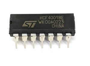 2 Stück HCF4001BEY | QUAD 2-EINGANG NOR GATE | DIP14 | STM - Picture 1 of 4