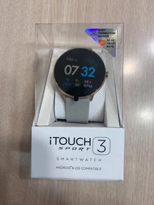 ITOUCH AIR 3 SMARTWATCH IP68 HESTT MONITOR RATE, STEP COUNTER, SLEEP MONITOR IOS - Picture 1 of 5