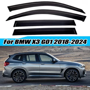 For BMW X3 G01 2018-2024 Premium Style Window Visors Rain Guards Vent Deflectors - Bild 1 von 7