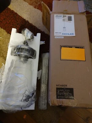 Kichler Lighting 49447BA Lyndon 户外吊坠或 Chandeller 拉丝铝 — 第 1/4 张图片