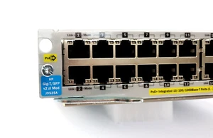 HPE 20-port Gig-T PoE+/4-port SFP v2 zl Module J9535A - HP 5406zl/5412zl - Bild 1 von 3