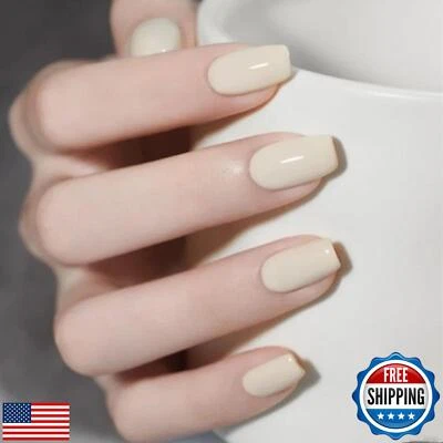 COSMOO Cream White Quick Dry Nail Polish, Vegan Chip-Resistant Long-Lasting N - Image 1 of 4