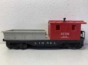 O O27 Lionel D.L. & W 6119 Maintenance Caboose 8 wheel USA - Picture 1 of 7
